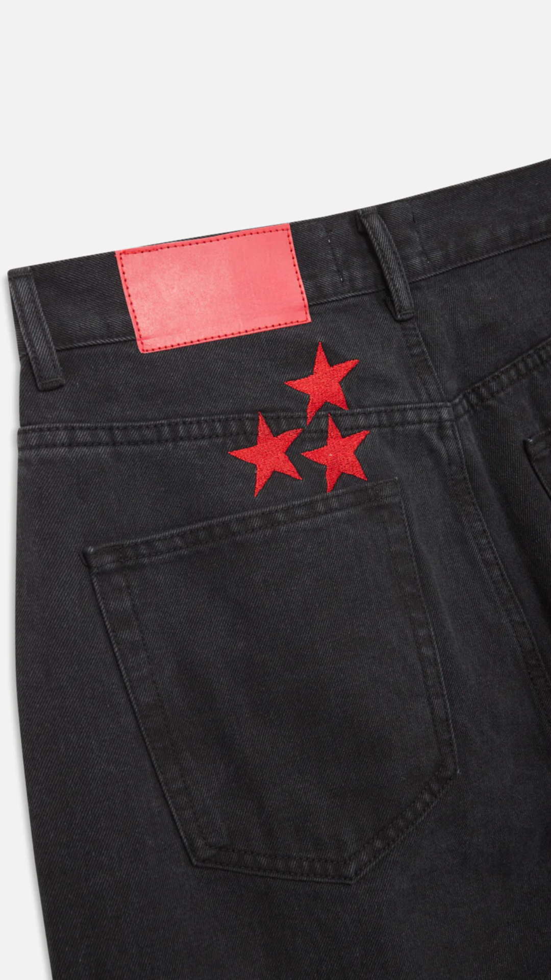 【HUECLOSET】★送料・関税込★Scar black washed denim pants Starry Jean - Washed Black – Zirawear